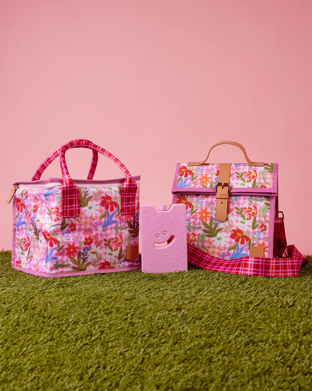 THE SOMEWHERE CO - LUNCH SATCHEL - FLOWERBURST