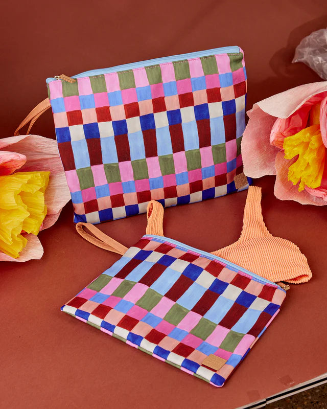 THE SOMEWHERE CO - LUXE WET BAG - HOPSCOTCH