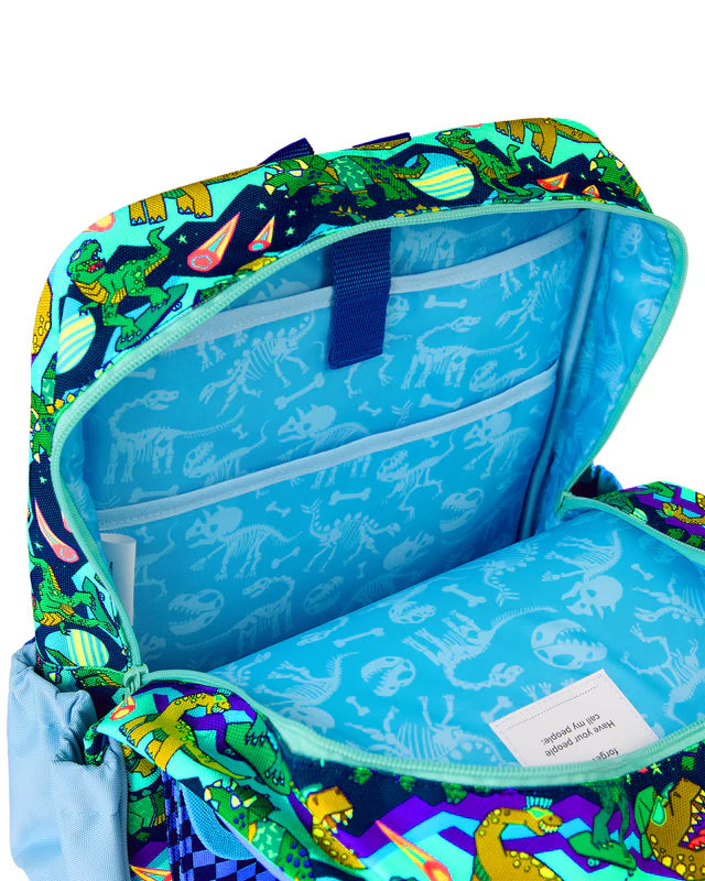 THE SOMEWHERE CO - MINI ADVENTURE BACKPACK - DINO RAVE