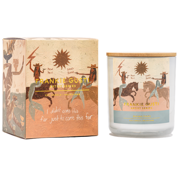 FRANKIE GUSTI ARTIST SERIES CANDLE | RIDING TIDES | TAHNEE KELLAND