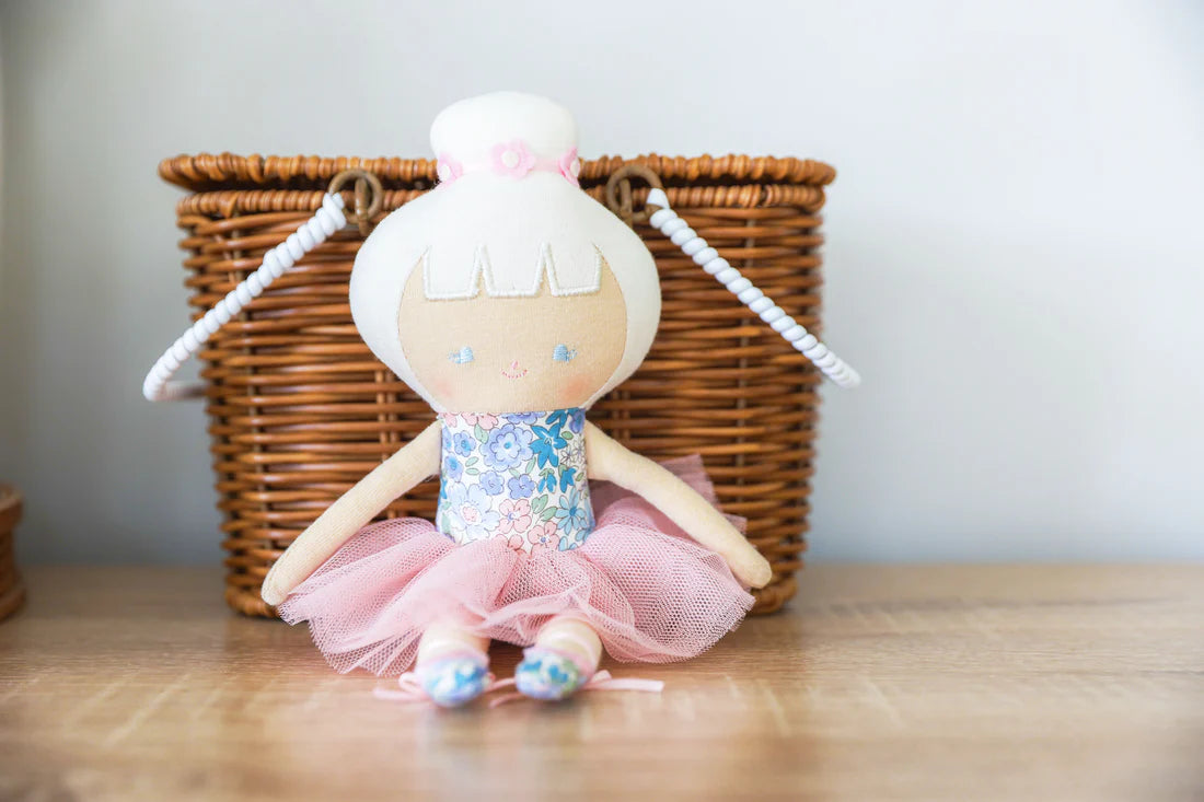 ALIMROSE - MINI DOLL BALLERINA LILY BLUE
