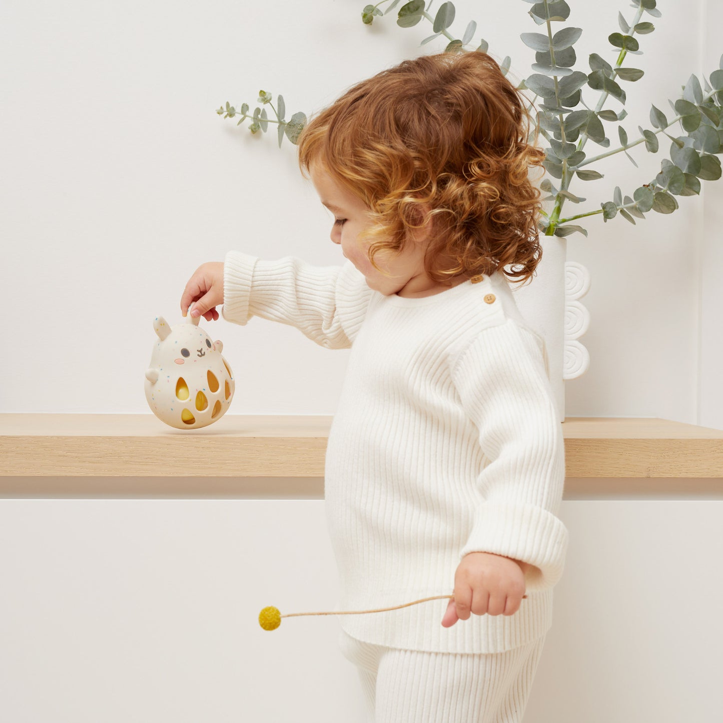 TIGERTRIBE TOY - SILICONE RATTLE BUNNY