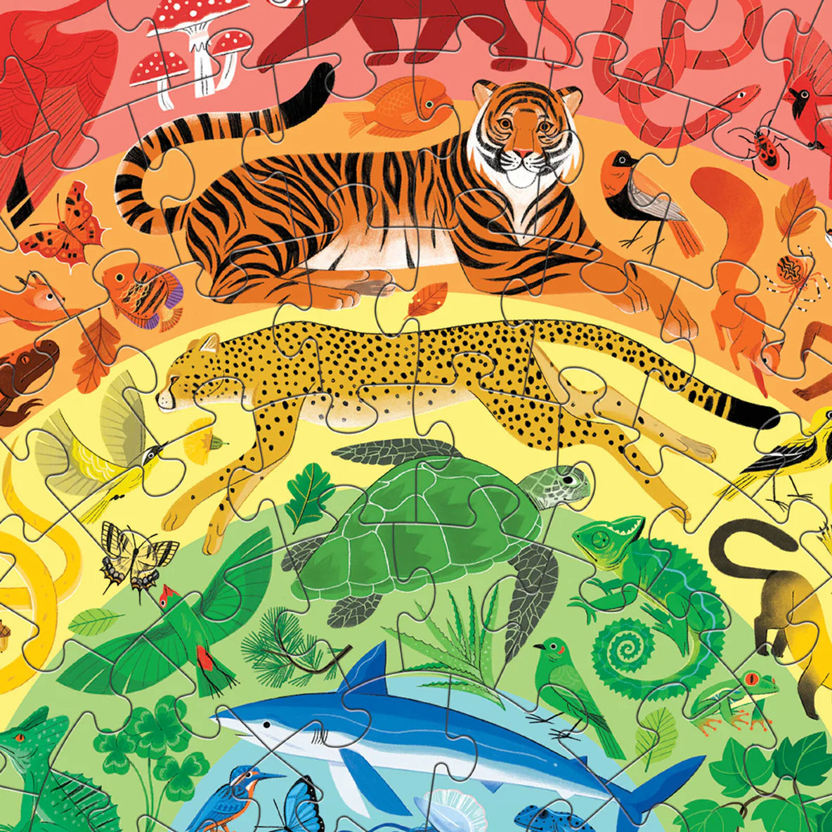 CROCODILE CREEK - CLASSIC FLOOR PUZZLE - 100 PIECE - ANIMALS