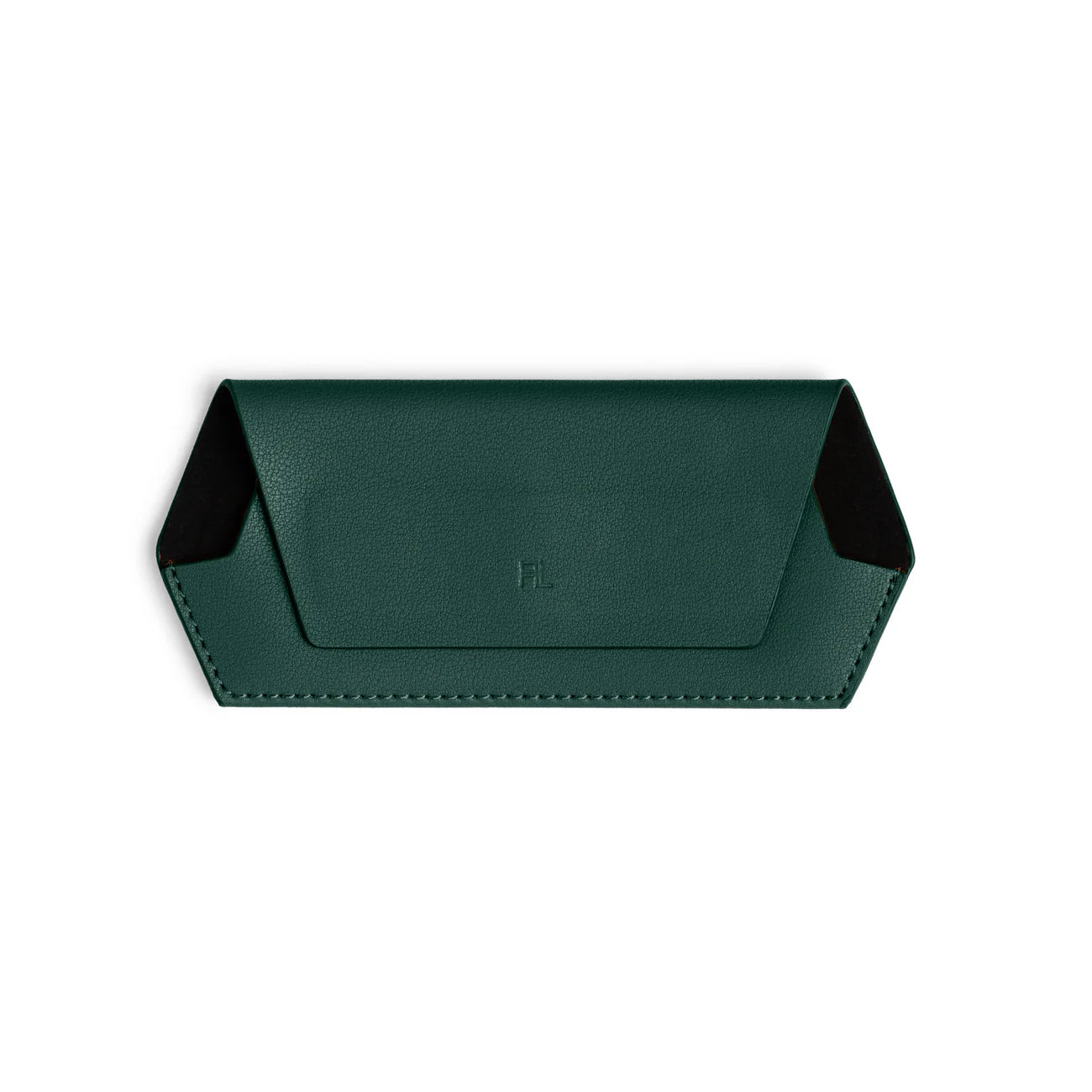 FOX AND LEO GLASSES CASE - FORREST GREEN