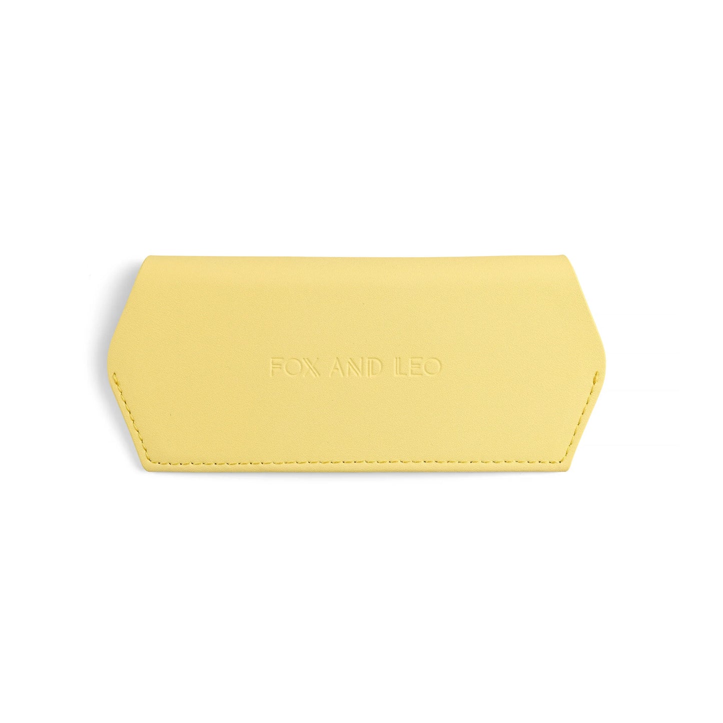 FOX AND LEO GLASSES CASE - YELLOW