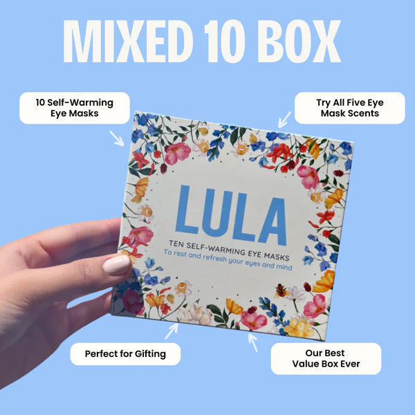 LULA SELF WARMING EYE MASK - MIXED BOX OF 10