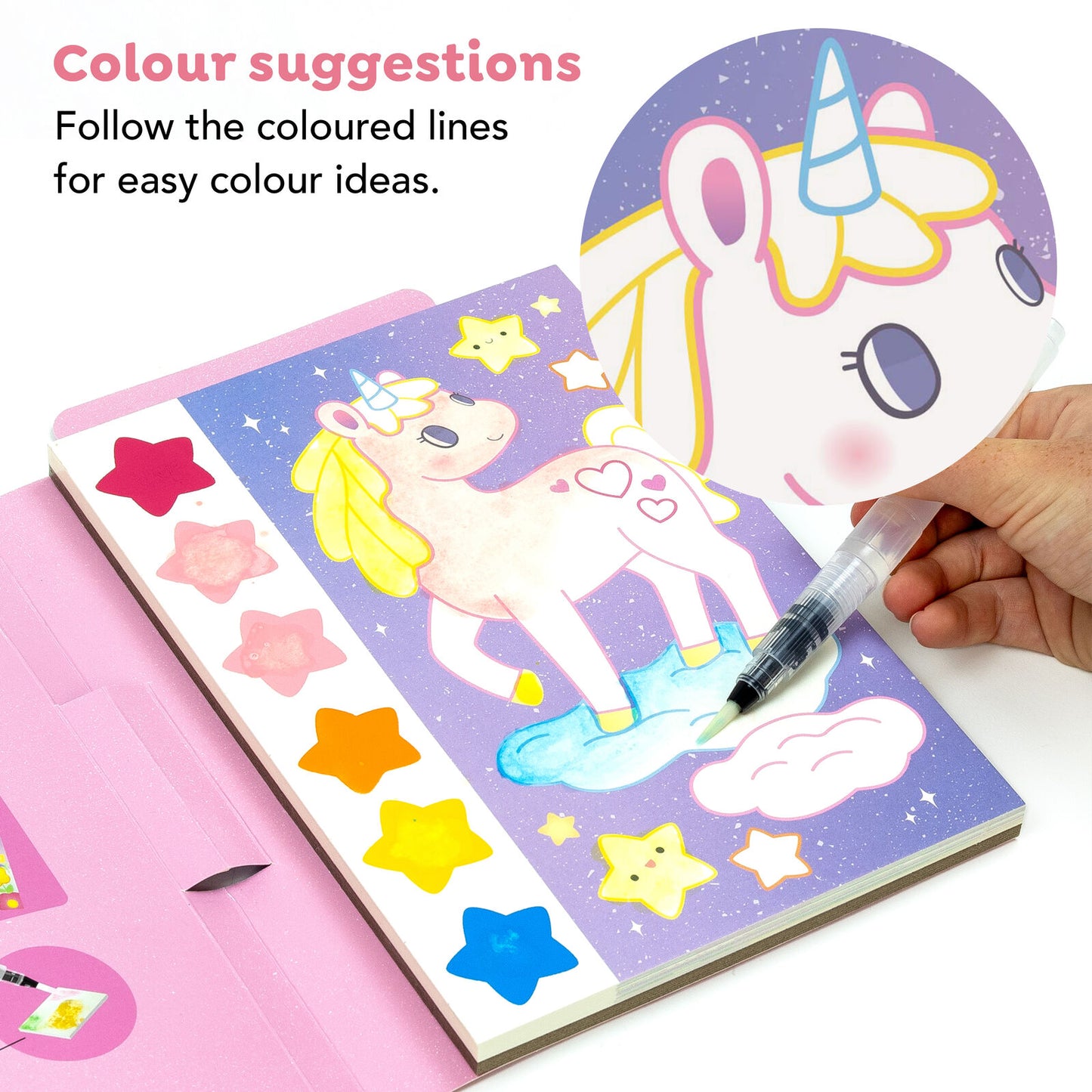 TIGERTRIBE - PAINT A PICTURE SET - UNICORN SKIES