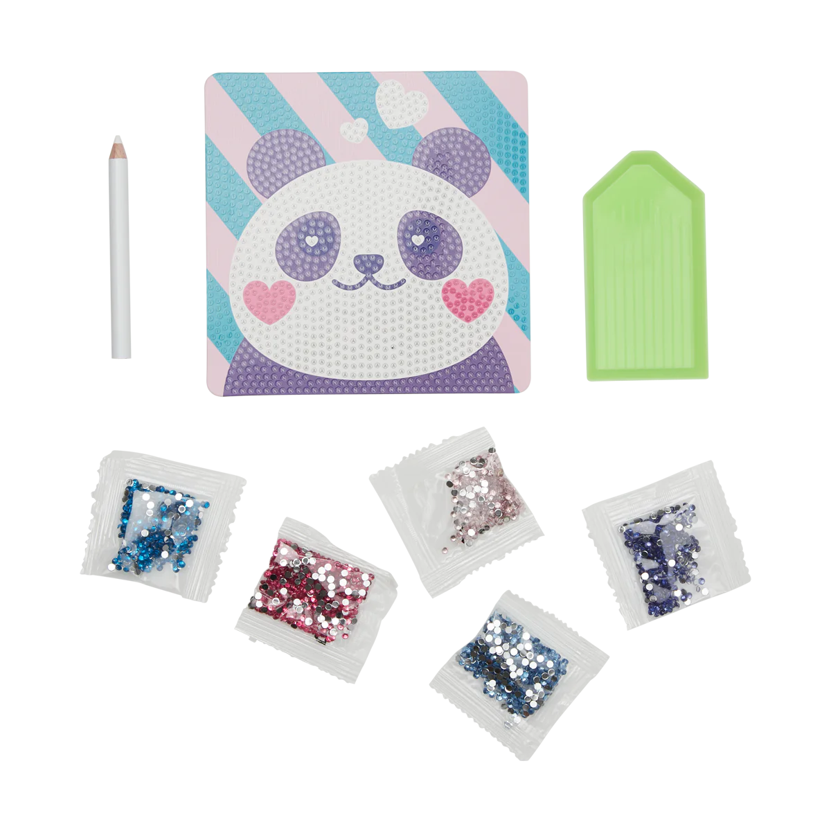 OOLY - RAZZLE DAZZLE MINI GEM ART KIT - PANDA