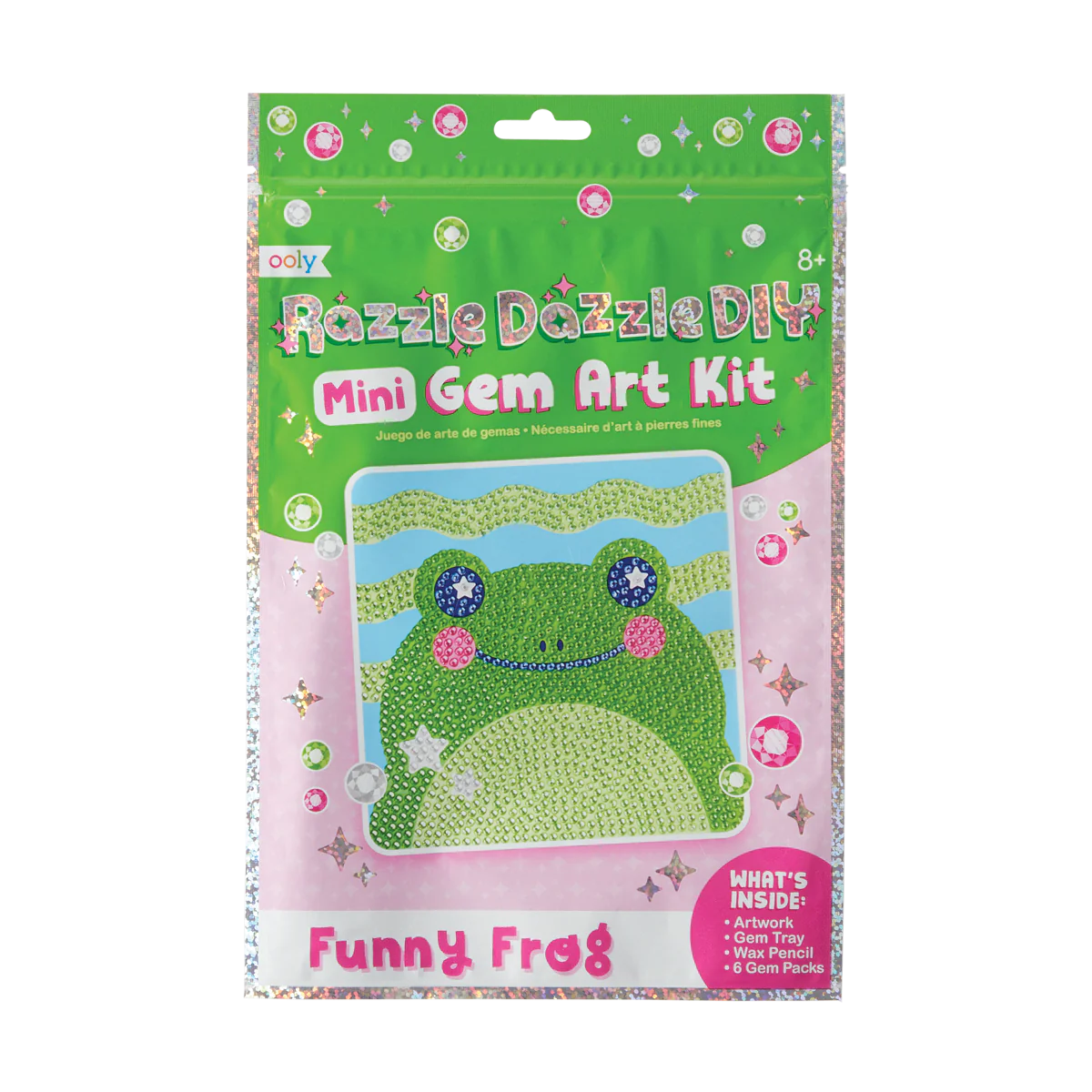 OOLY - RAZZLE DAZZLE MINI GEM ART KIT - FROG