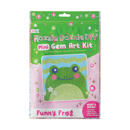 OOLY - RAZZLE DAZZLE MINI GEM ART KIT - FROG