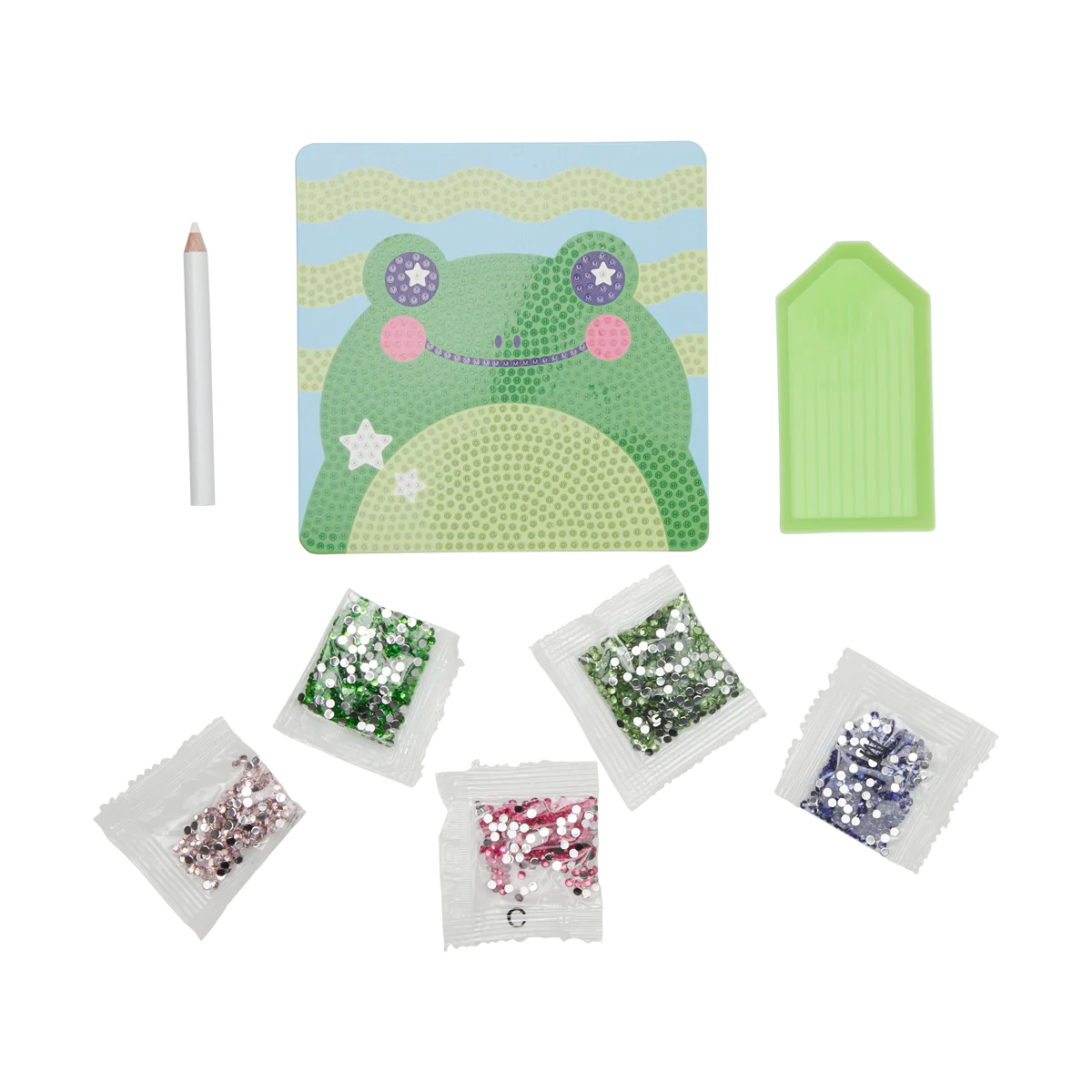 OOLY - RAZZLE DAZZLE MINI GEM ART KIT - FROG