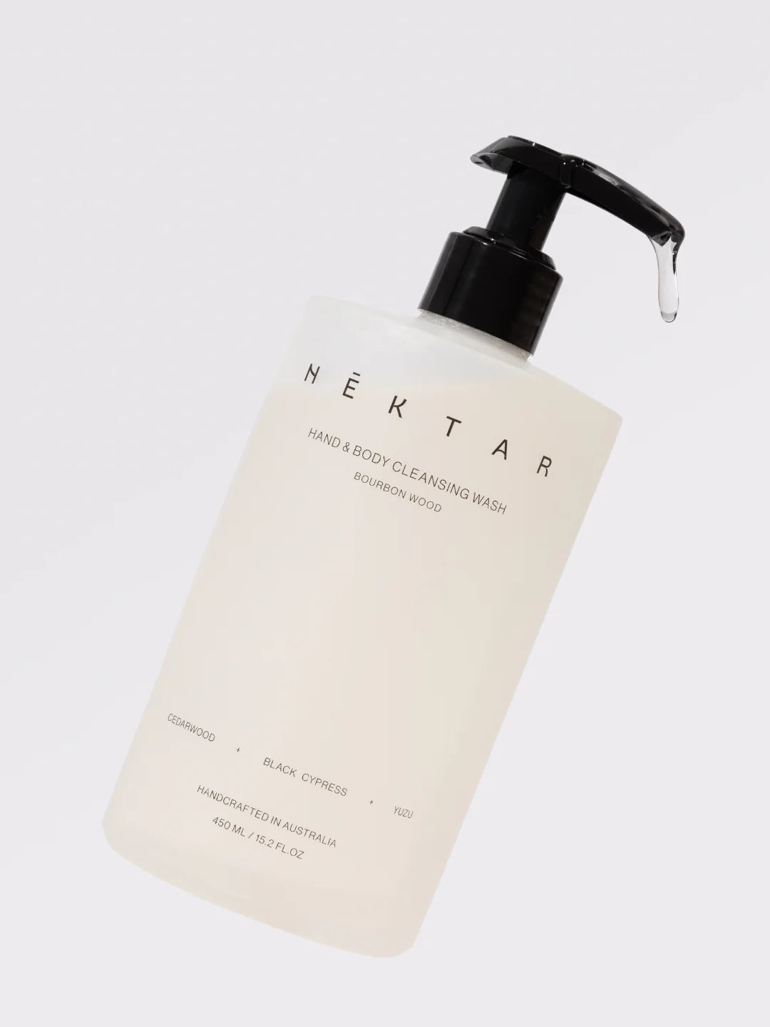 NĒKTAR HAND & BODY CLEANSING WASH - BOURBON WOOD