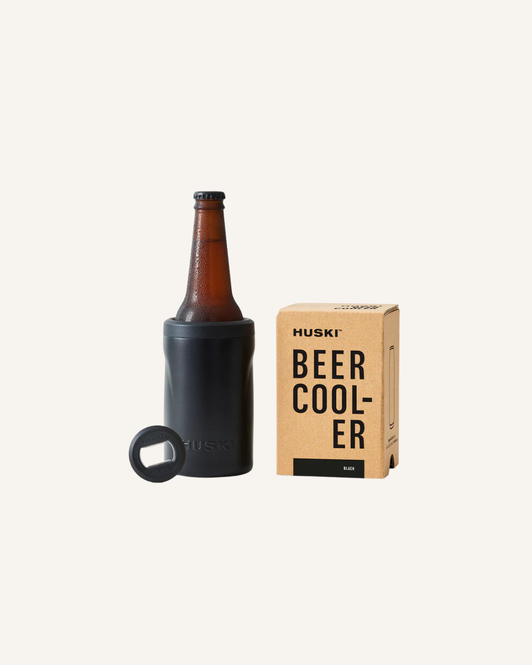 HUSKI - BEER COOLER - BLACK