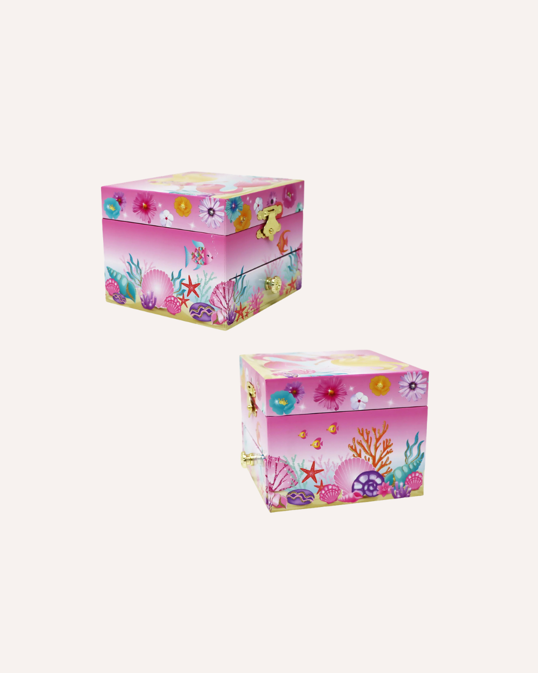PINK POPPY - MUSICAL JEWELLERY BOX - SMALL - MERMAID