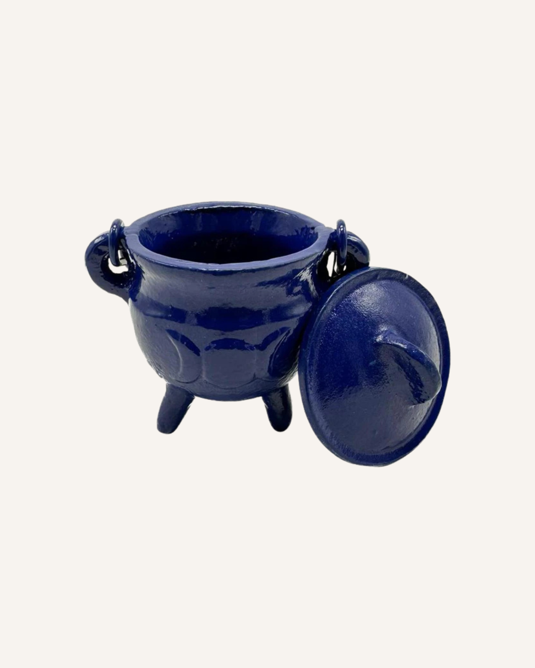 CAST IRON CAULDRON - LARGE - MIDNIGHT BLUE