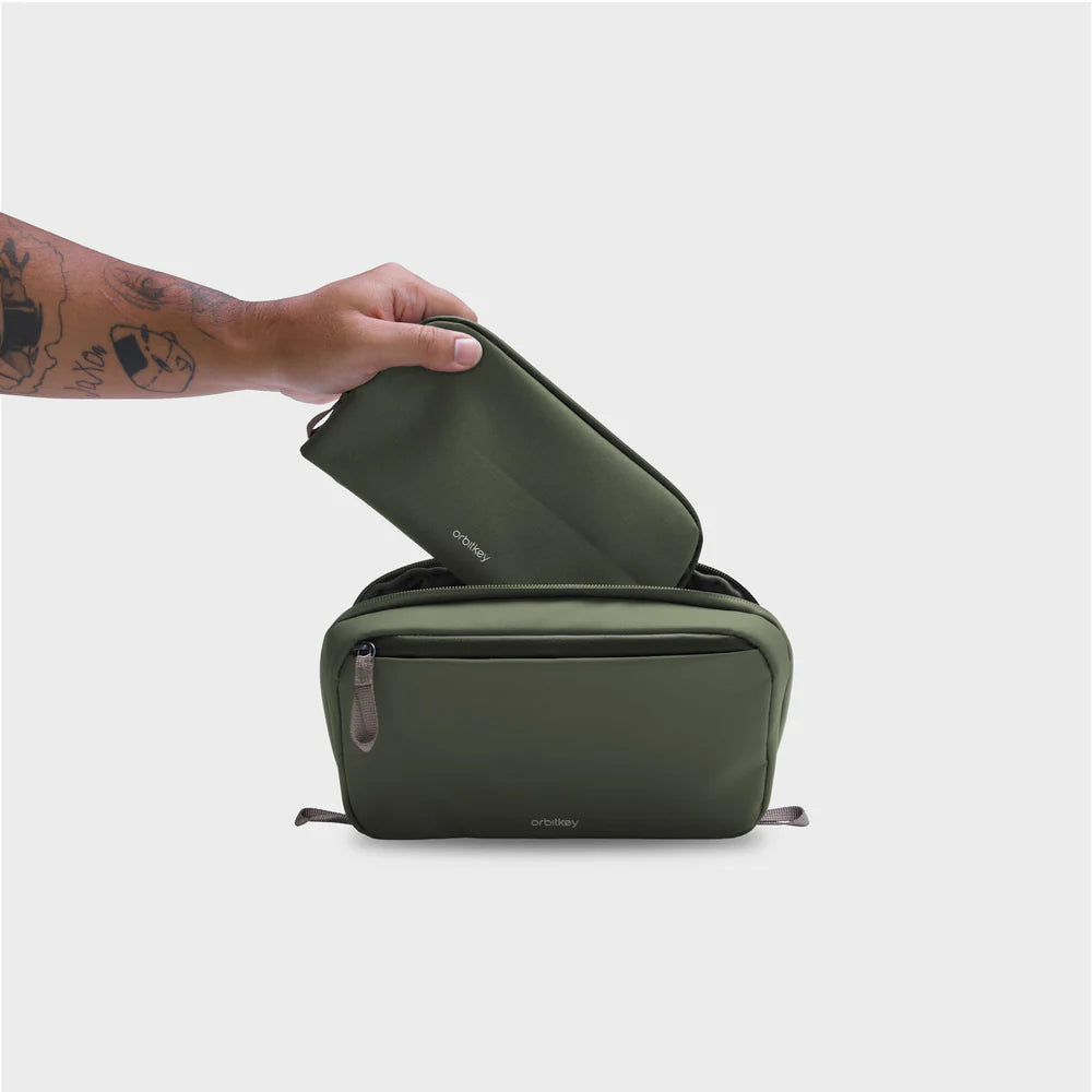 ORBITKEY - 2 in 1 TECH POUCH - KHAKI