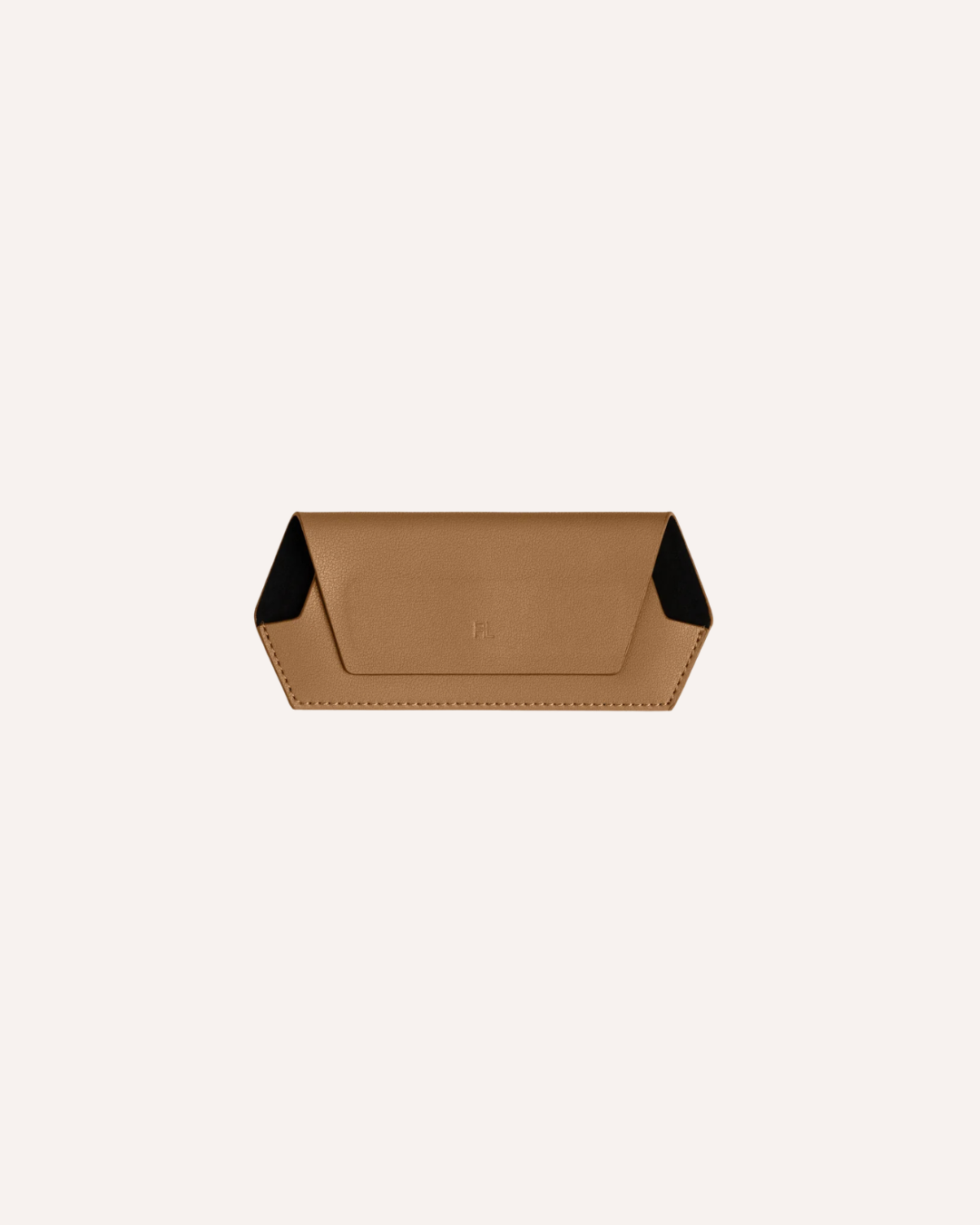 FOX AND LEO GLASSES CASE - TAN