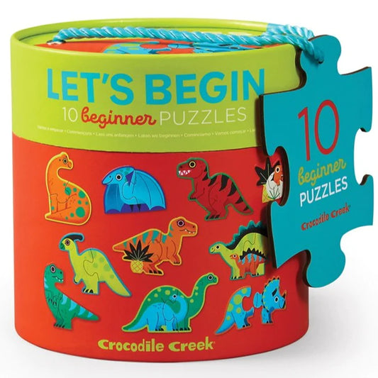 CROCODILE CREEK PUZZLE - LET'S BEGIN BEGINNER PUZZLE - DINOS