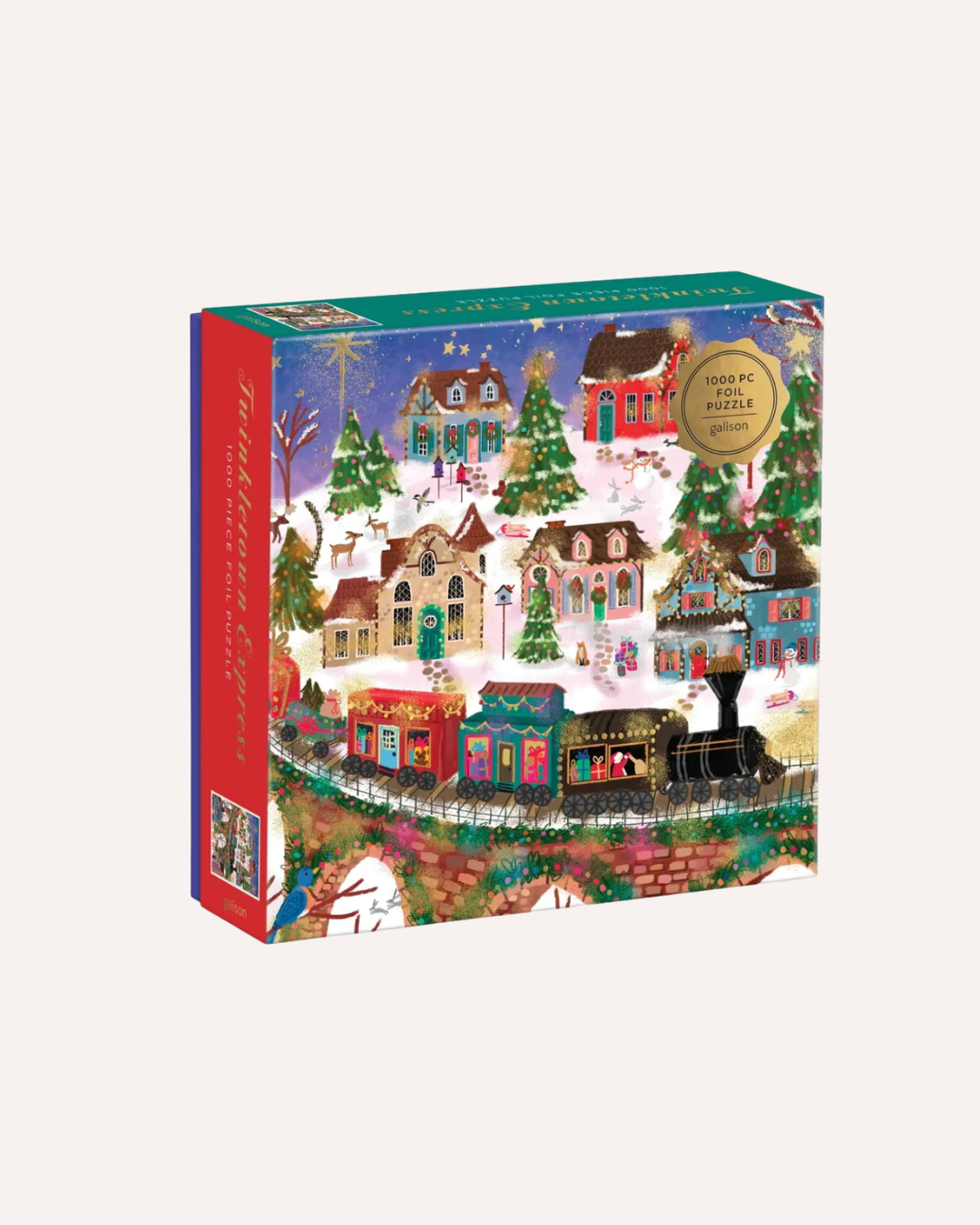 GALISON - 1000P FOIL PUZZLE - TWINKLETOWN EXPRESS