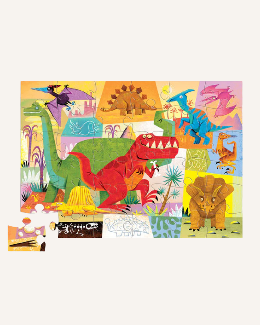 CROCODILE CREEK - CLASSIC FLOOR PUZZLE - 36 PIECE - DINOSAUR