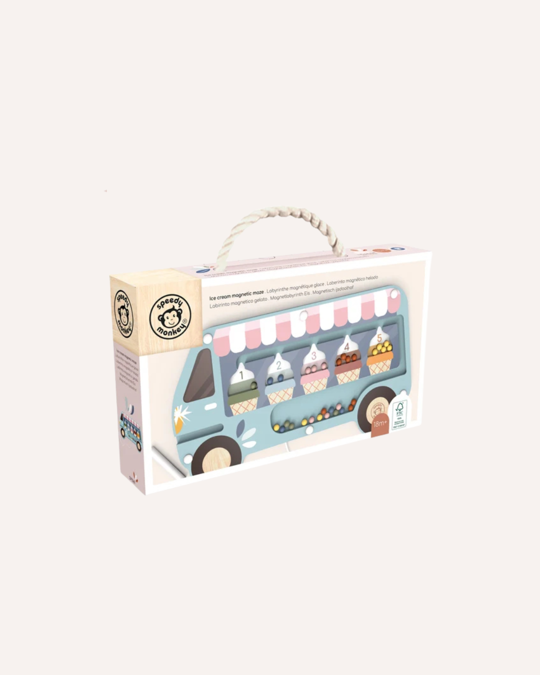 SPEEDY MONKEY - ICE CREAM MAGNETIC MAZE