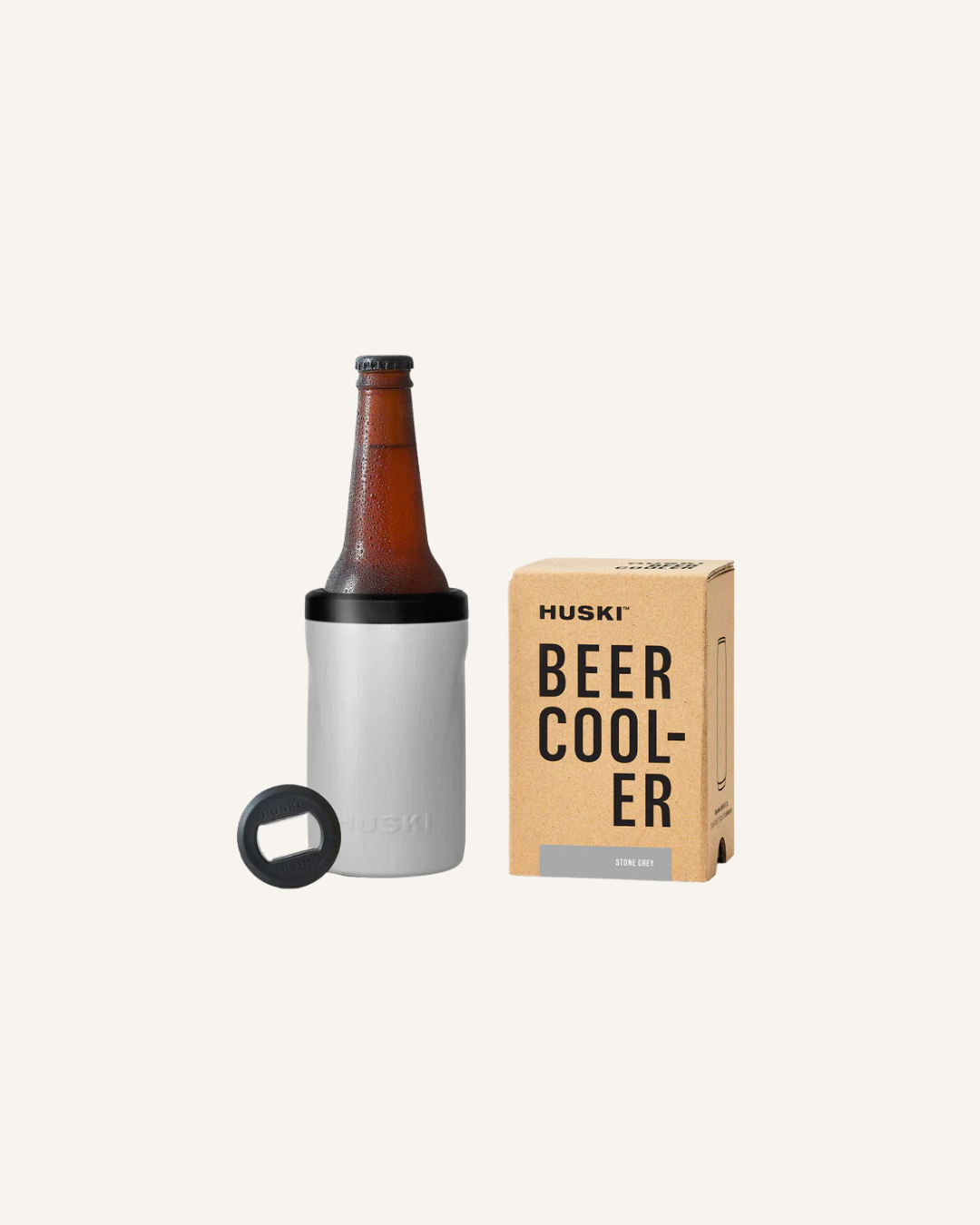 HUSKI - BEER COOLER - STONE GREY