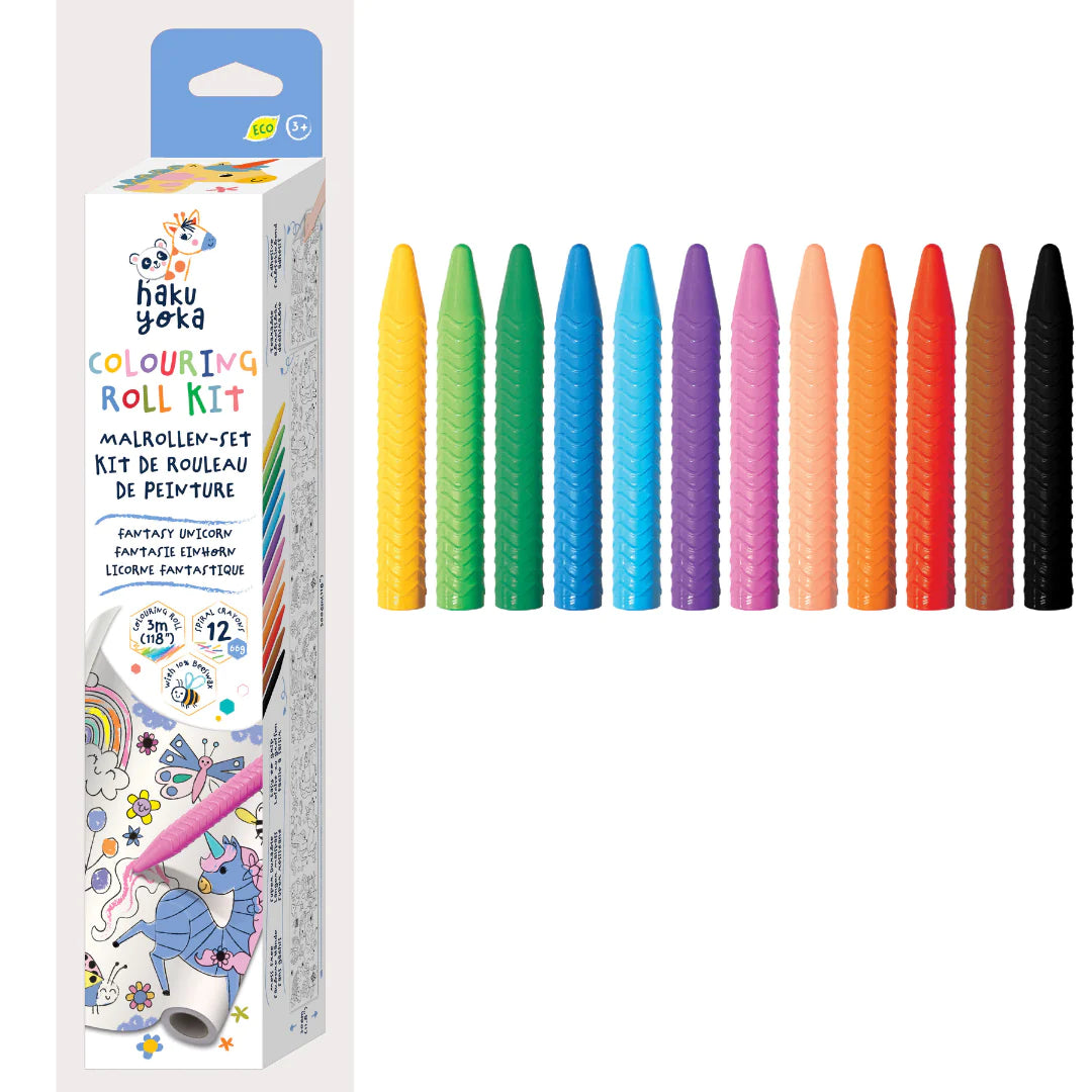 HAKU YOKA COLOURING ROLL KIIT - FANTASY UNICORN!