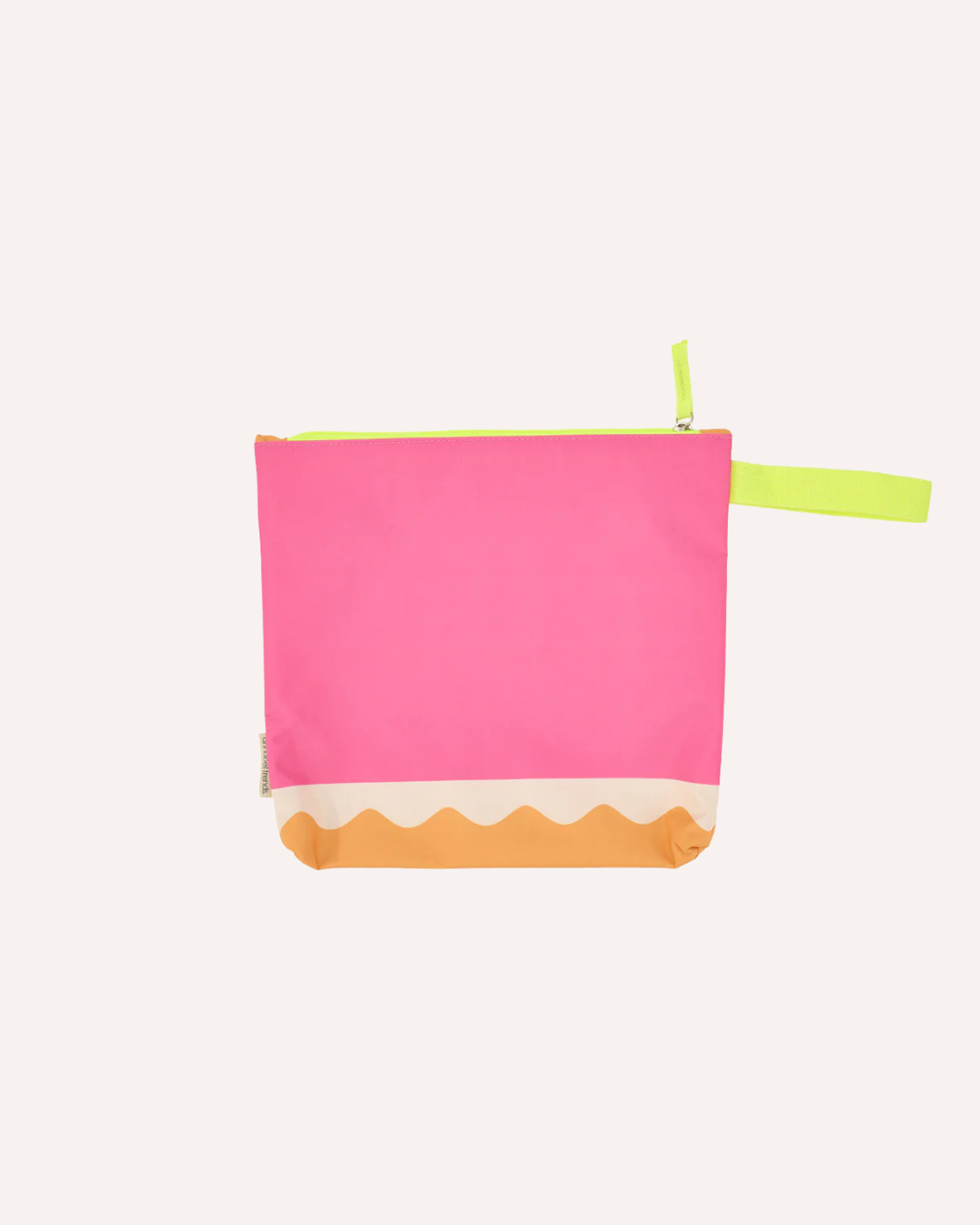 ANNABEL TRENDS - DOUBLE ZIP BEACH POUCH - PINK