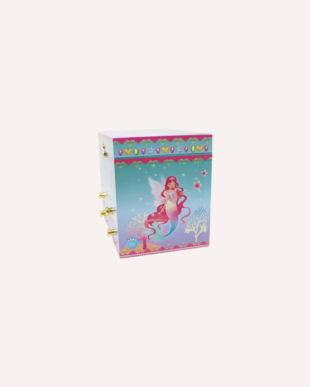 PINK POPPY - MUSICAL JEWELLERY BOX - MEDIUM - MERMAID