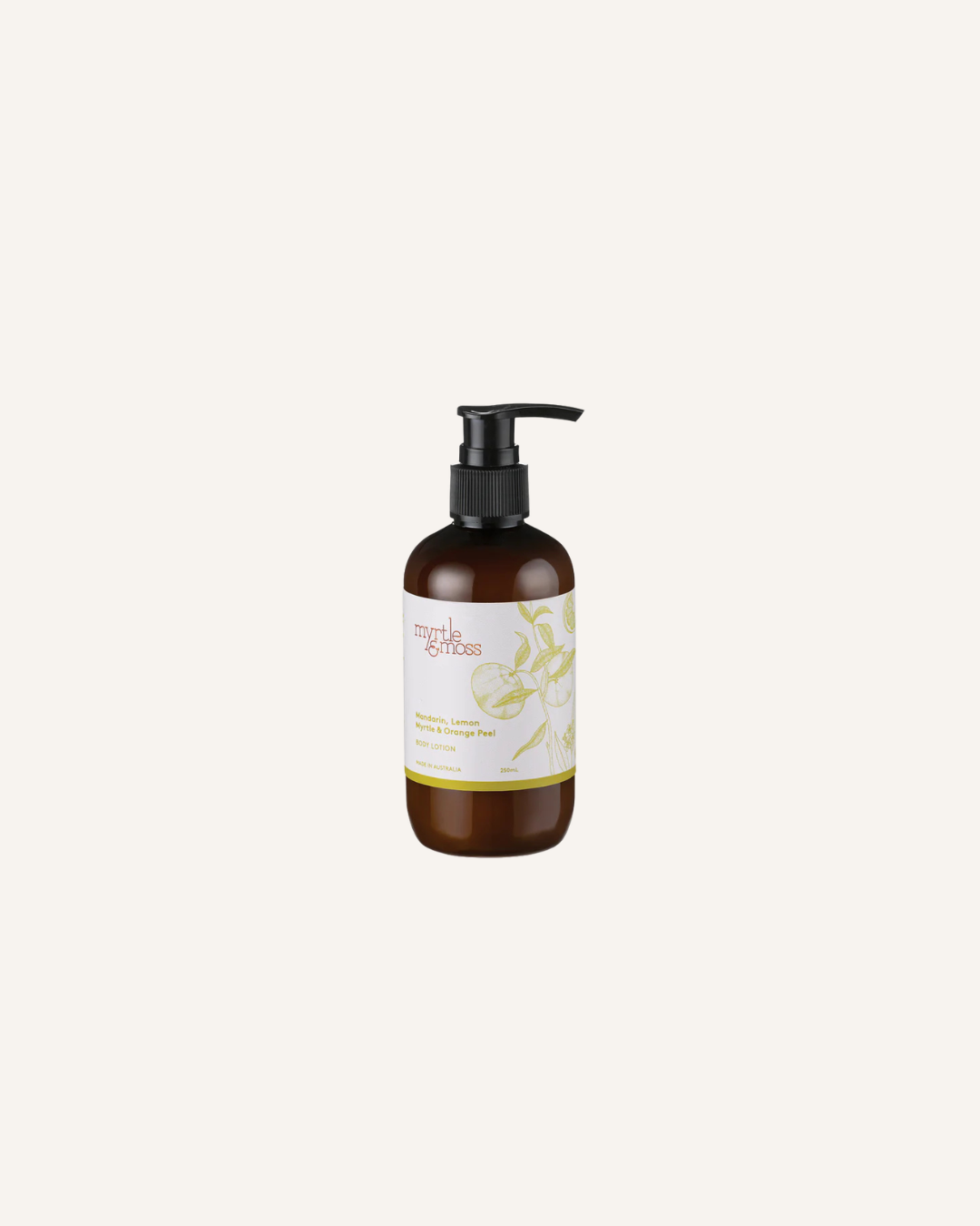 MYRTLE & MOSS - BODY LOTION 250ML - MANDARIN, LEMON MYRTLE & ORANGE PEEL