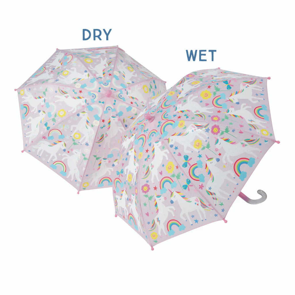FLOSS & ROCK - COLOUR CHANGING UMBRELLA - RAINBOW