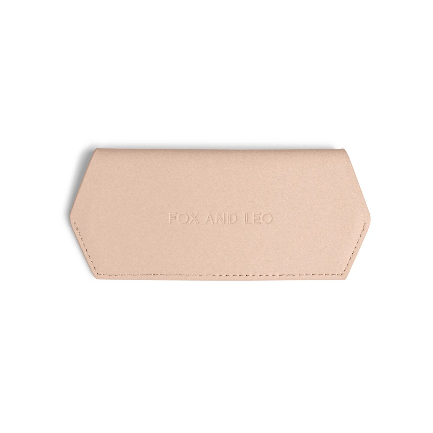 FOX AND LEO GLASSES CASE - BLUSH