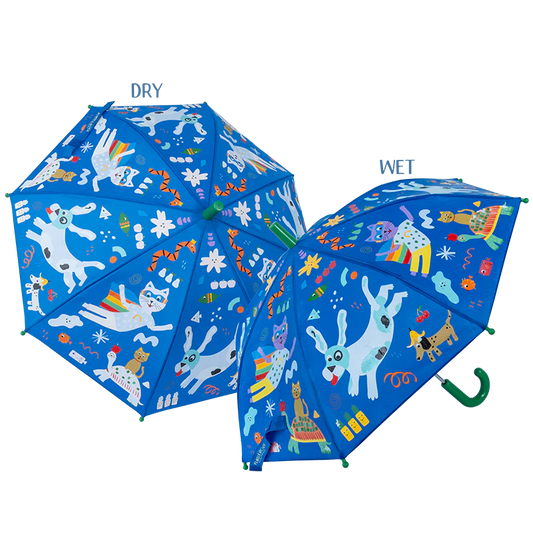 FLOSS & ROCK - COLOUR CHANGING UMBRELLA - PETS