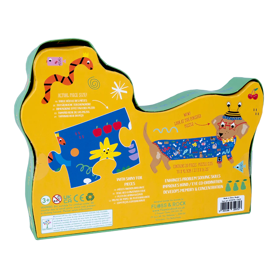 FLOSS & ROCK 20 PIECE PUZZLE - PETS
