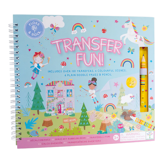 FLOSS & ROCK TRANSFER FUN - RAINBOW FAIRY