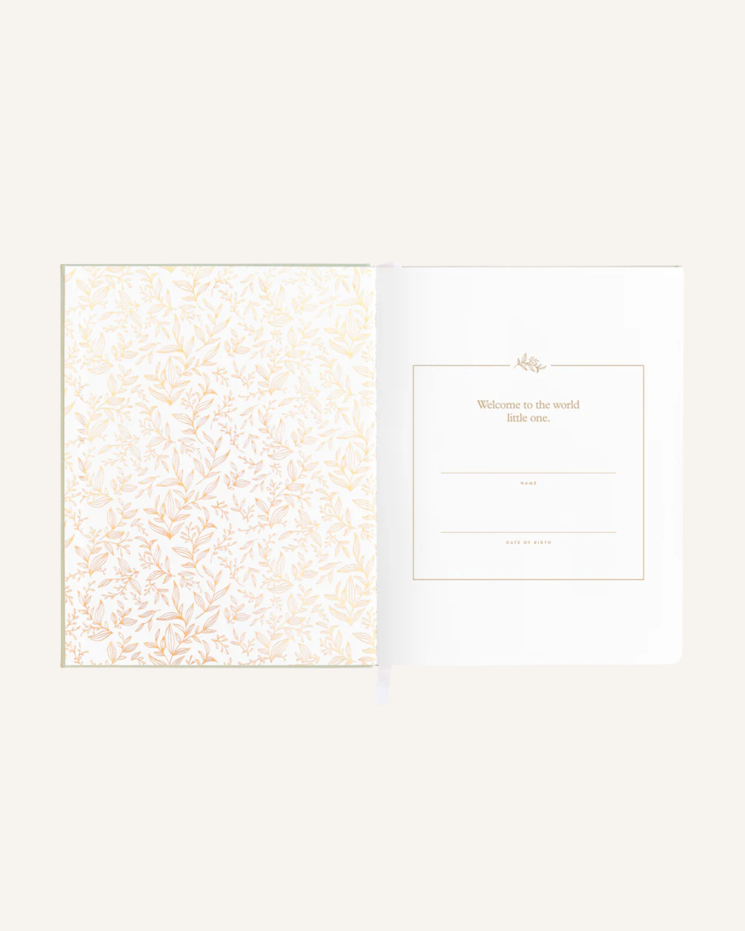 FOX & FALLOW - BABY BOOK - SAGE STRIPE