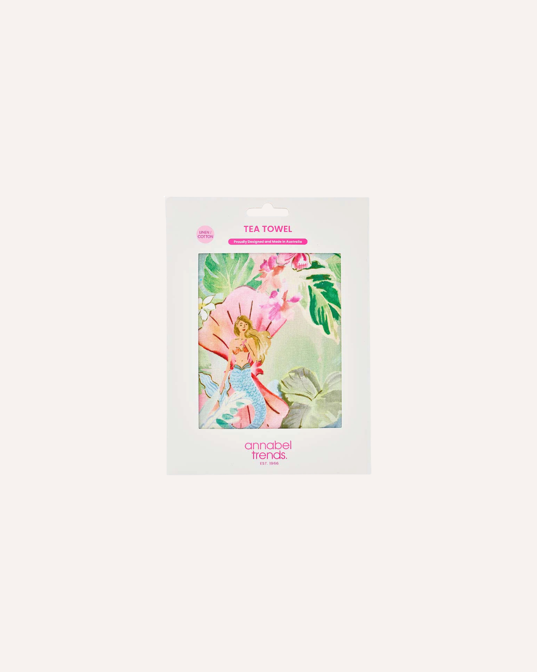 ANNABEL TRENDS - COTTON TEA TOWEL - TIKI ISLAND