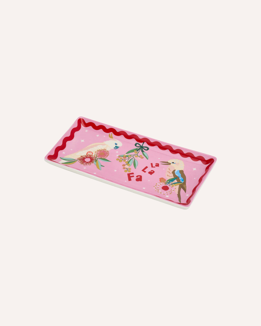 ANNABEL TRENDS - FESTIVE CERAMIC PLATE - BON BON
