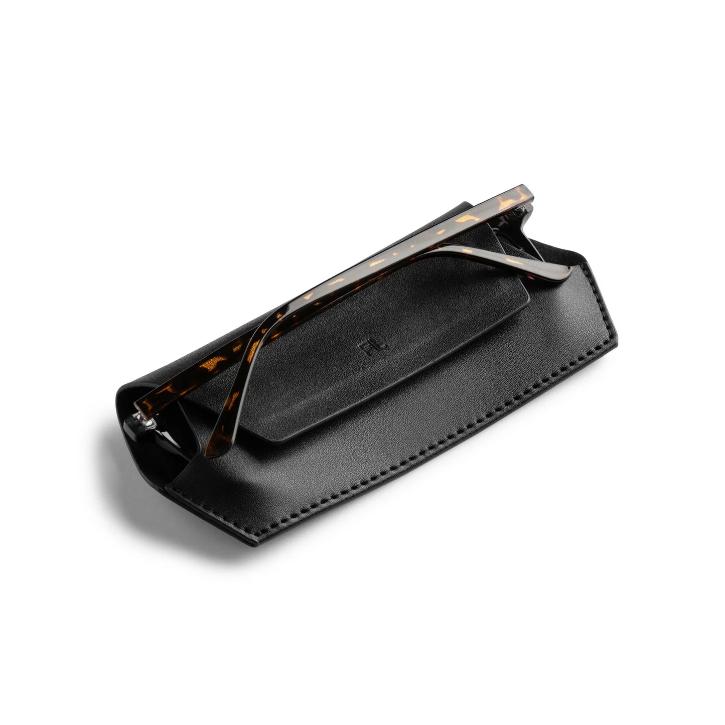 FOX AND LEO GLASSES CASE - BLACK