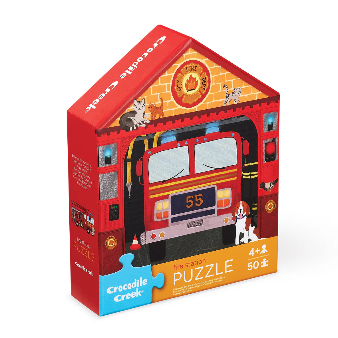 CROCODILE CREEK - 50 PIECE PUZZLE - FIRE STATION