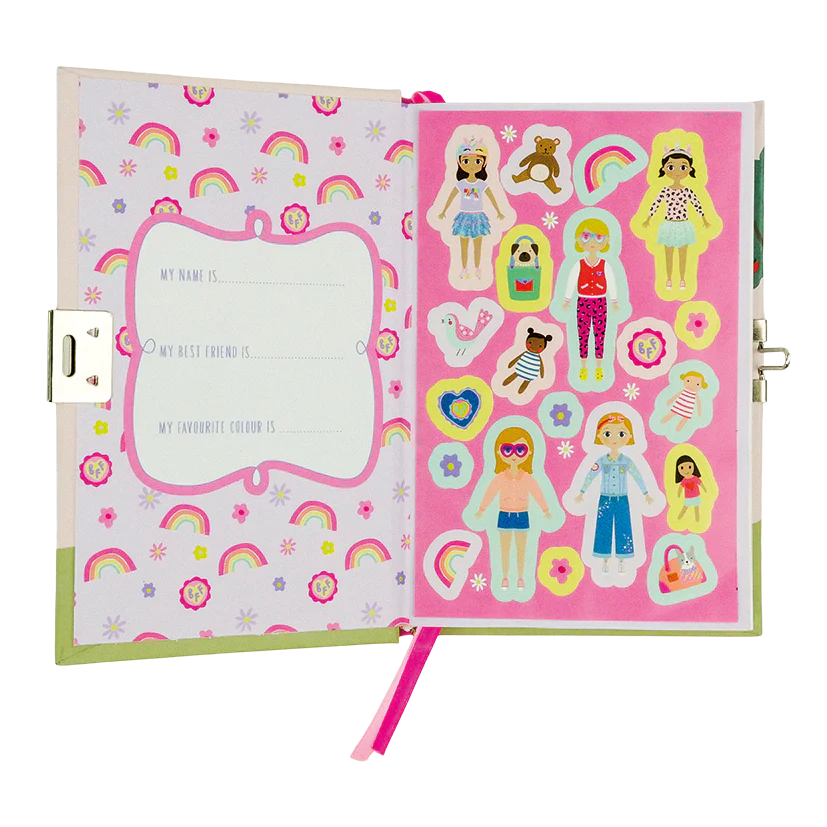 FLOSS & ROCK SECRET SCENTED DIARY - BEST FRIENDS