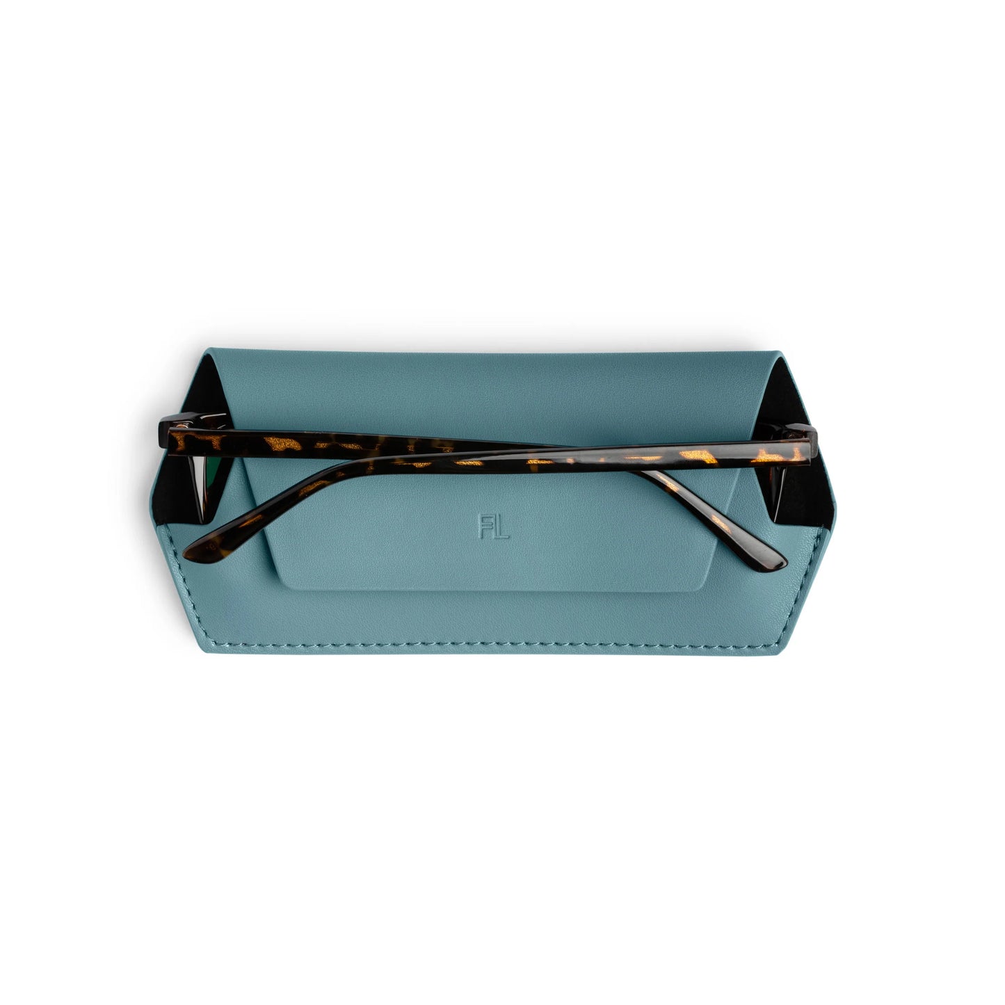 FOX AND LEO GLASSES CASE - TEAL