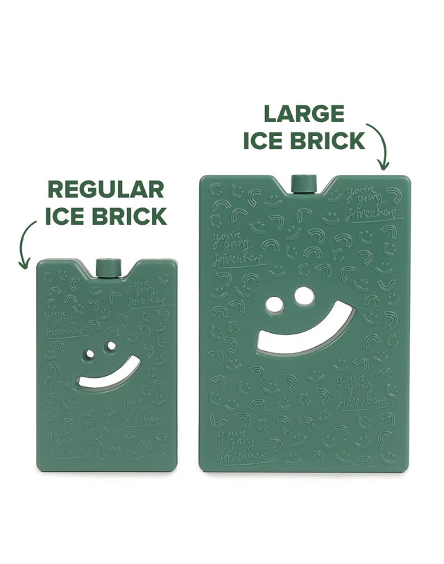 THE SOMEWHERE CO - LARGE ICE BRICK - FOREST GREEN