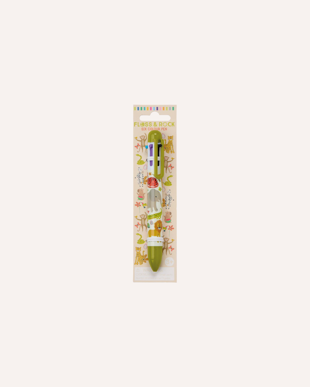 FLOSS & ROCK - SIX COLOUR PEN - JUNGLE