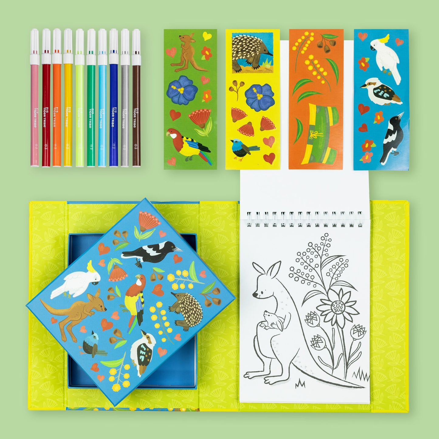 TIGERTRIBE - COLOURING SET - AUSSIE ANIMALS