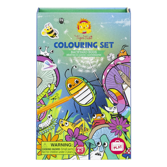 TIGERTRIBE - COLOURING SET - BACKYARD BUGS
