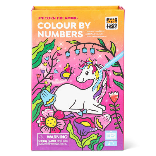 TIGERTRIBE - COLOUR BY NUMBERS - UNICORN DREAMING