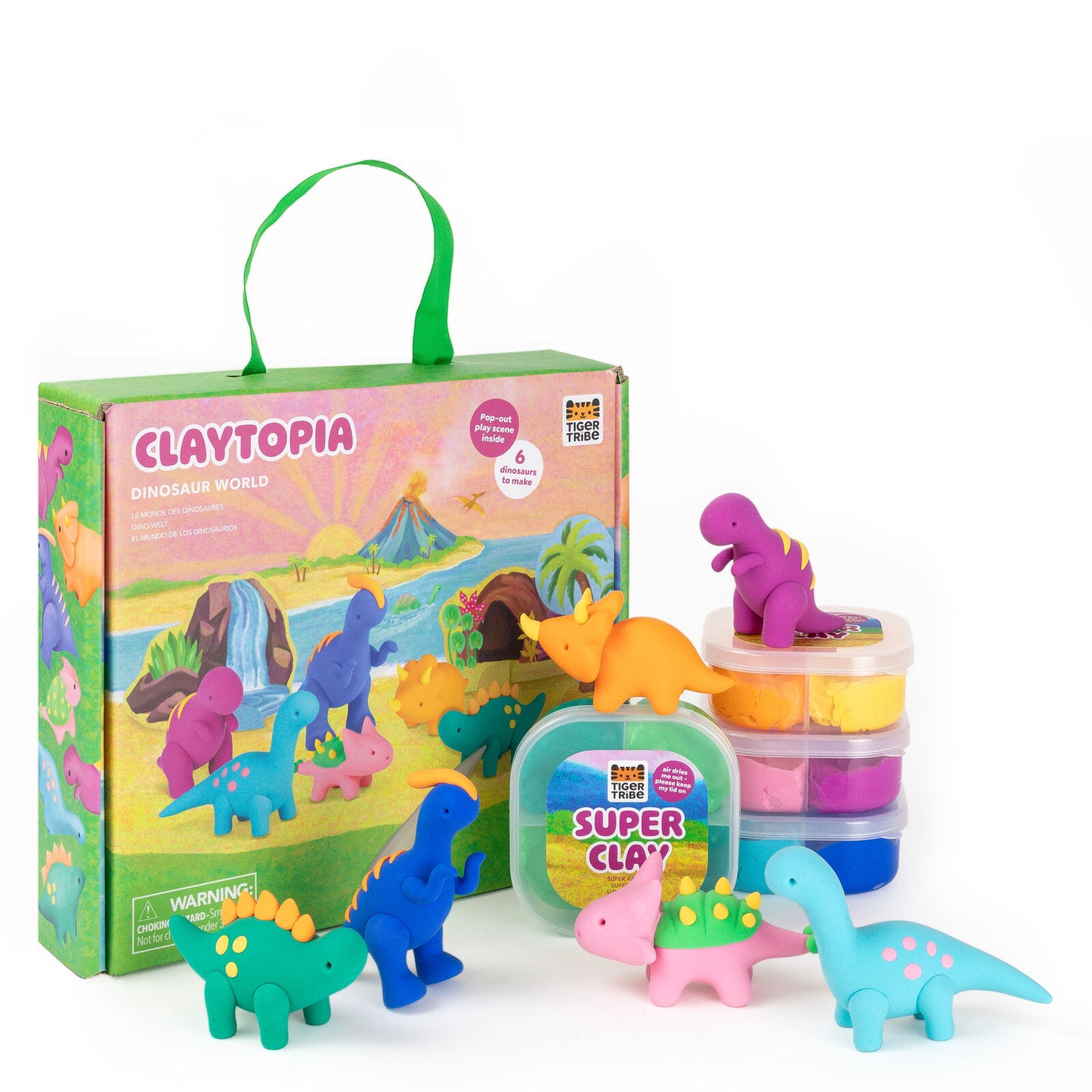 TIGERTRIBE CLAYTOPIA - DINOSAUR WORLD
