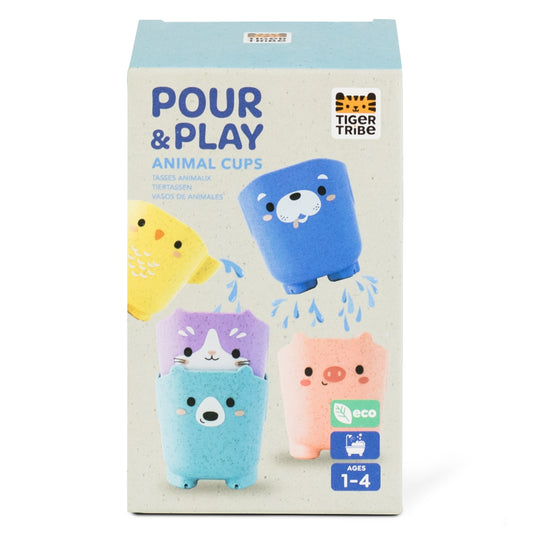 TIGERTRIBE - BATH  - POUR & PLAY ANIMAL CUPS