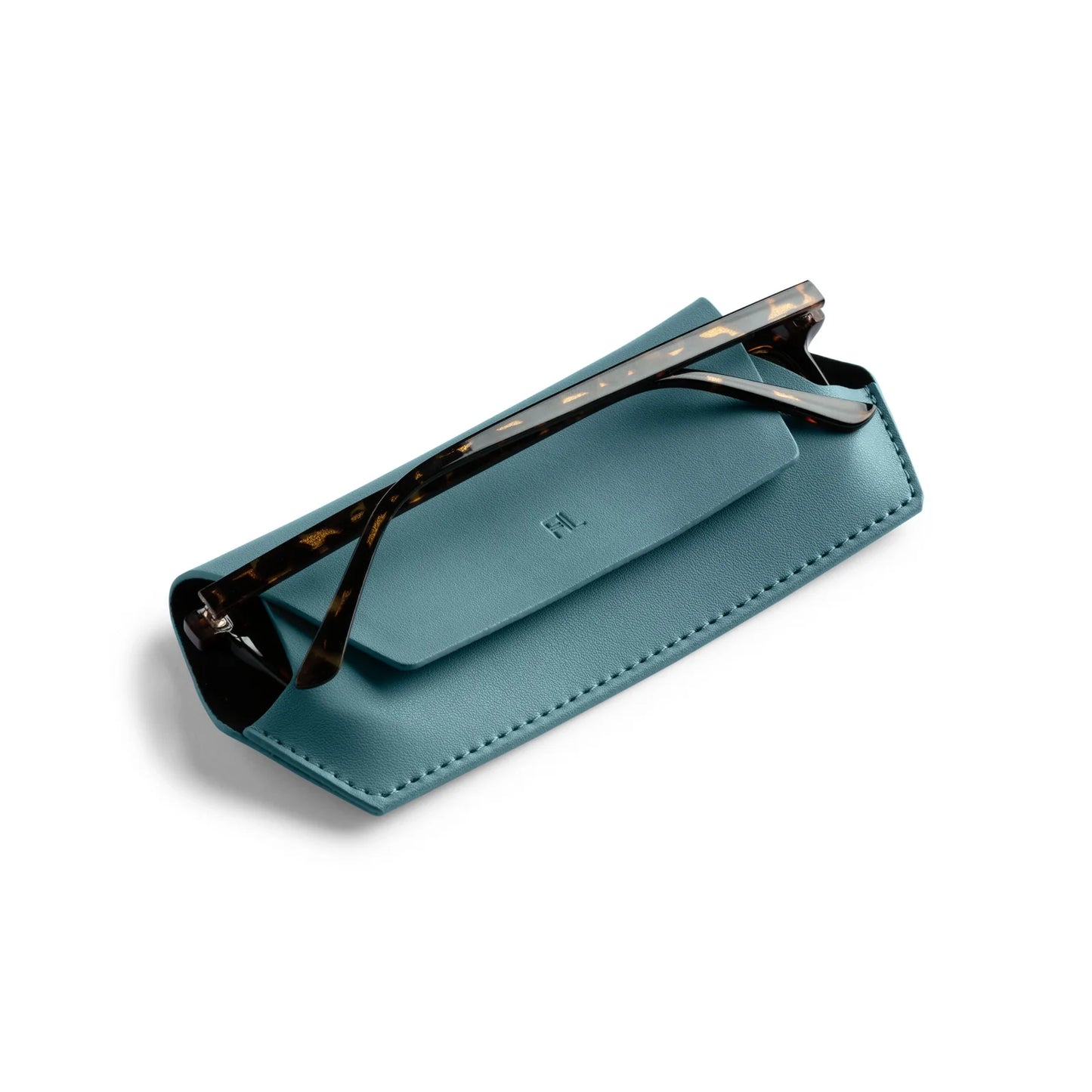 FOX AND LEO GLASSES CASE - TEAL